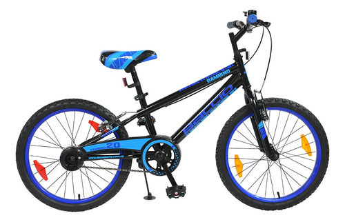 Bicicletas Baccio Bambino Rodado 20 Niño Azul/negro Fama Color Negro