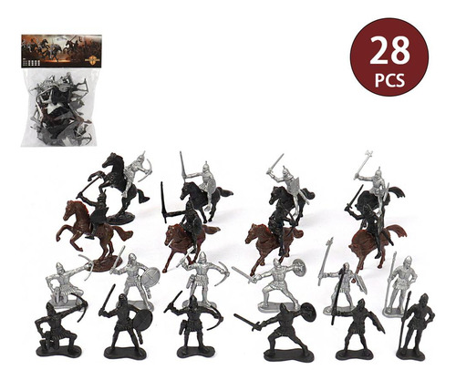 Modelo De Soldado Antiguo Medieval, Juguetes Estáticos Para