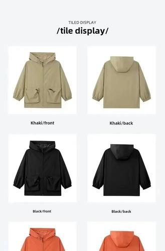 Chaqueta Casual Con Capucha Para Niños, Ropa De Abrigo Para