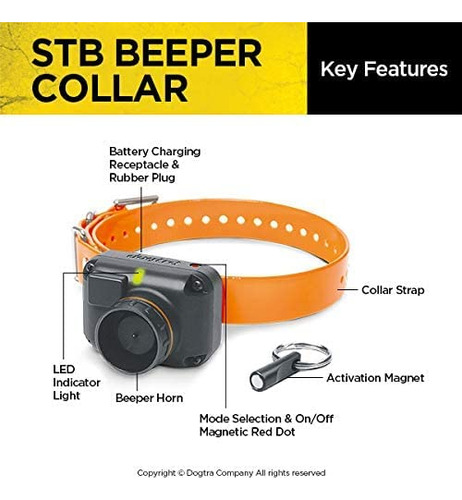 Dogtra Stb Beeper Collar Beeper Versión Collar De Perro De C