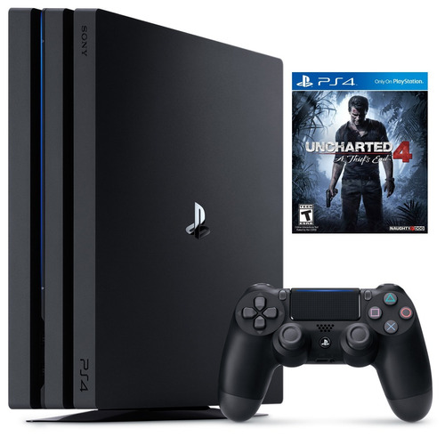 Consola Ps4 Pro 1tb + Uncharted 4 + Control Nuevo Original