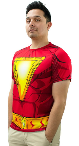 Playera Sublimada Infantil Shazam