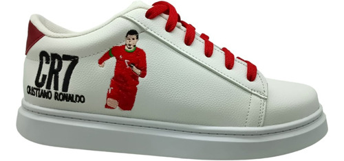 Tenis Bordados Cristiano Ronaldo Para Niño Niña Hombre Mujer