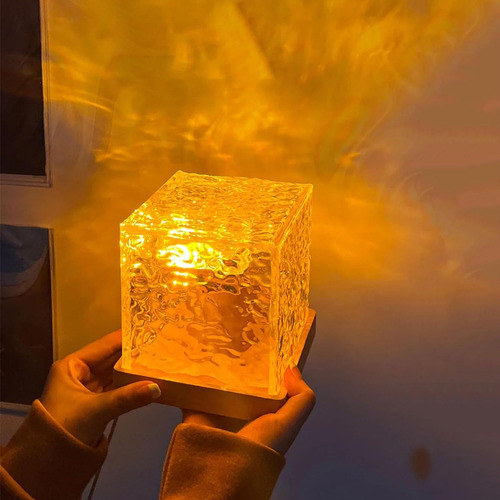 Lámpara De Agua Celestial, Lámpara De Aurora Boreal Led Estructura Modelo Recargable App Control Remoto(LED)