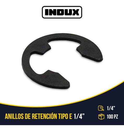 Anillo De Retencion Tipo E Indux 1/4