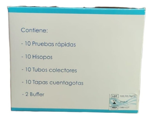 10 Pruebas Rápidas De Covid19 Antígeno Sarscov2 Nasofaríngea