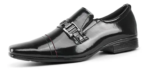 Sapato Social Masculino Mambo La Faire Barato Preto Marrom