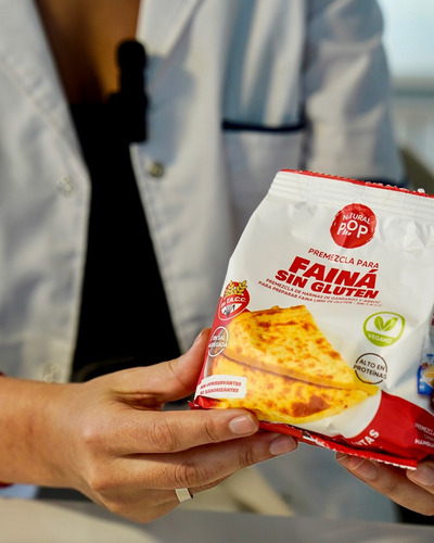 Premezcla Para Fainá Sin Gluten Vegano 210 Grs Natural Pop