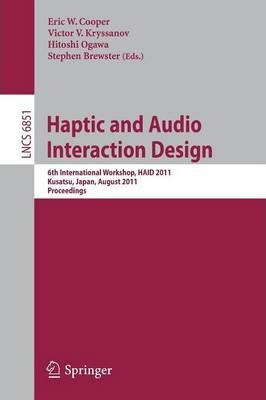 Libro Haptic And Audio Interaction Design : 6th Internati...