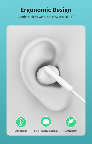 Wopow Audifono Tipo-c Para Ip Y Android We07