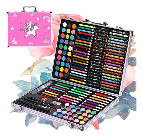 Set De Arte Profesional, Colores Lápices Kit Dibujo 178pcs