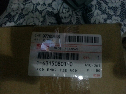 Terminales Dereccion Fvr Original Isuzu