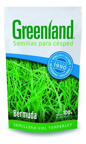 Semillas De Bermuda Greenland Cesped 100 Grs