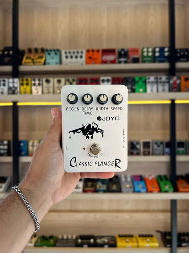 Pedal Joyo Classic Flanger Branco (Usado)