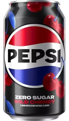 Pepsi Zero Wild Cherry 355ml 12pz | Sabor Cereza Sin AzĂșcar
