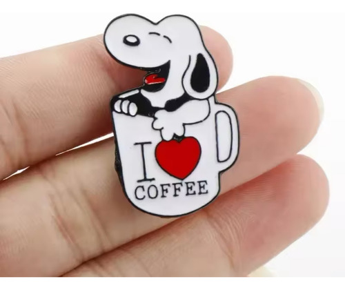 Pin Snoopy, Woodstock / Emilio, Charlie, Lucy. Metálico 1 Pz
