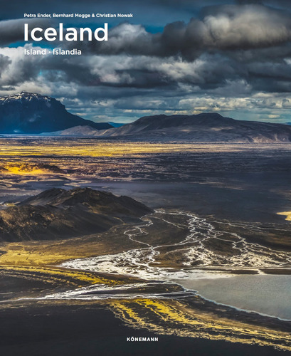Iceland, de Petra Ender, Bernhard Mogge & Christian Nowak. Editora Paisagem Distribuidora de Livros Ltda., capa dura em inglés/francés/alemán/español, 2018
