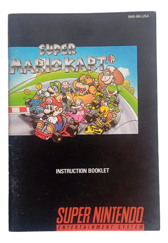Manual Mario Kart Super Nintendo Videojuego