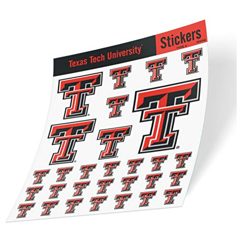 Pegatina De Universidad De Texas Tech Ttu Red Raiders, ...