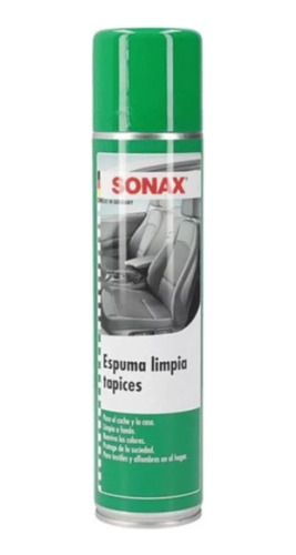 Espuma Limpia Tapices Sonax 500 Ml Quita Manchas Y Mal Olor