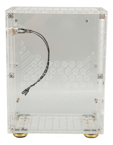 Funda Micro Itx Panel Acrílico Transparente Mini De 4,3 L, 3