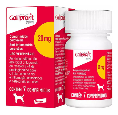 Galliprant  20 Mg 7 Comprimidos