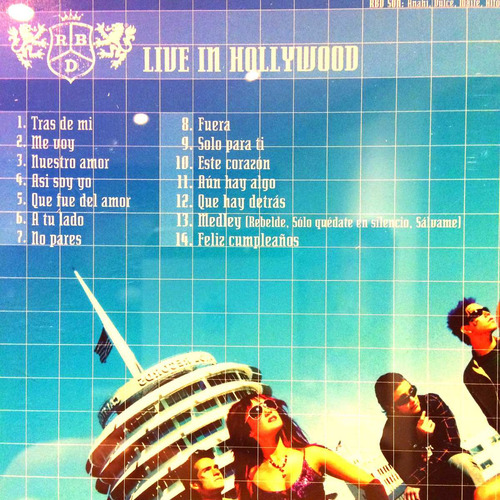 Imagen 3 de 3 de Rbd Live In Hollywood (dvd) Nuevo Original
