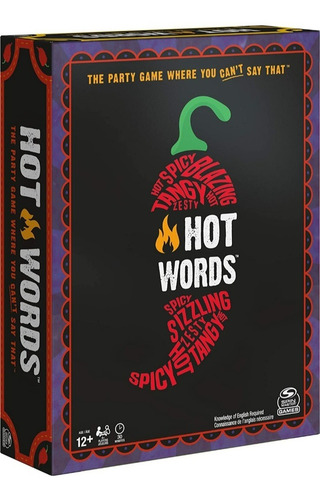 Hot Words Juego De Mesa Para Fiesta En Inglés