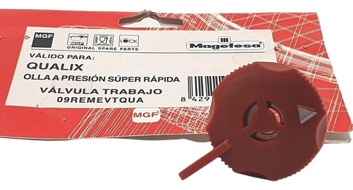 Válvula Trabajo Para Olla Express Magefesa Qualix. Original
