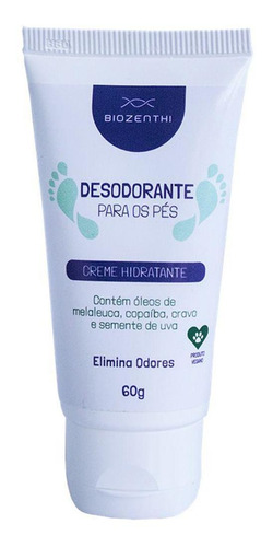 Desodorante Para Os Pés -60g - Hidratante - Natural - Vegano