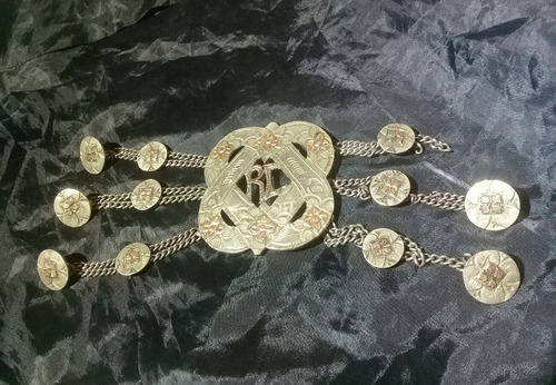 Rastra De Oro Y Alpaca Real Circa 1920 (Usado)