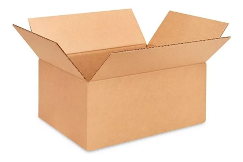 25 Cajas De Cartón Para Envíos Kraft 36 X 25 X 15 Cm