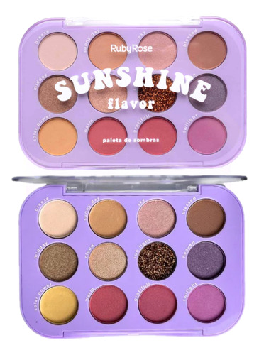 Paleta De Sombras Sunshine Flavor - Unit Ruby Rose J