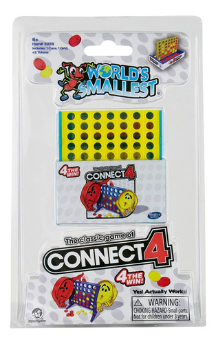 Juego De Acción World's Smallest Connect 4, Súper  Fr80mn