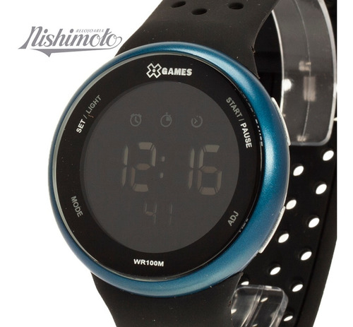 Relógio X-games Masculino Digital Xmppd543 Preto Azul