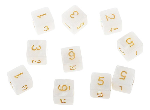 Juego De Dados De Seis Caras Y Morado