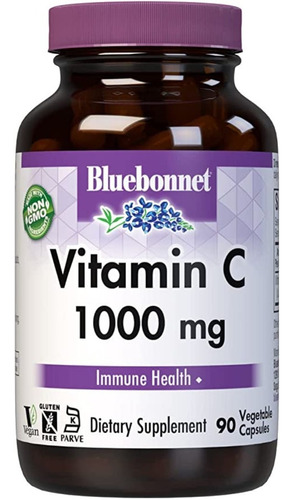 Vitamina C 90caps Bluebonnet - Unidad a $2032