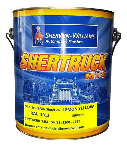 Esmalte Sintético Ral 1012 X 3.6 Lts. Amarillo Limon Brillante