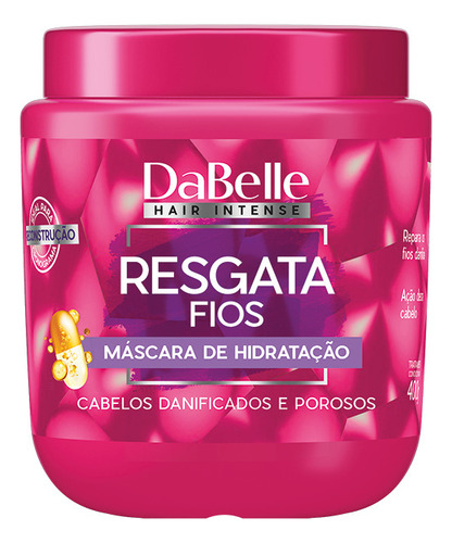 Kit Tratamento Capilar Vegano Dabelle Resgata Fios Completo