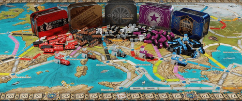 Imagen 3 de 6 de Ticket To Ride Europe 15th Anniversary Juego De Mesa Nuevo!!