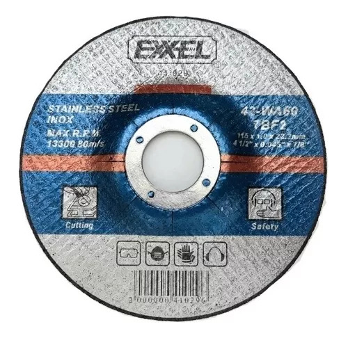 Disco Corte Metal Extra Fino 4 1/2 Exxel2000000410296