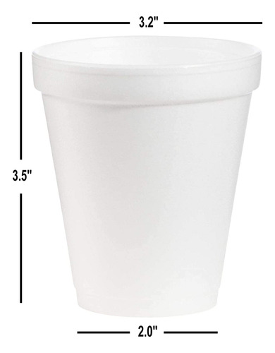 Amz Empire Vasos De Espuma De 8 Onzas Con Tapas De Cafe, Taz