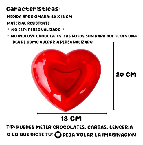 Corazón Grande Para Personalizar Regalo De San Valentín 12