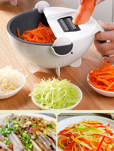 Escurridor Y Cortador De Verduras 2 En 1