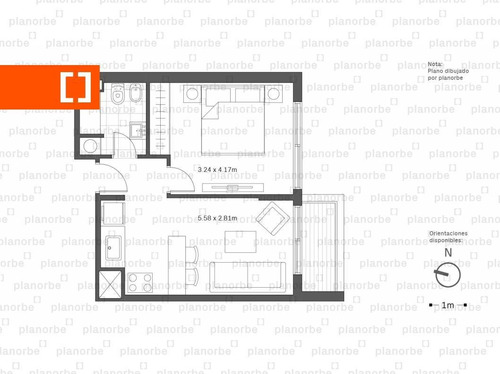 Venta De Apartamento Obra Construcción 1 Dormitorio En Pocitos Nuevo, Maui Unidad 701