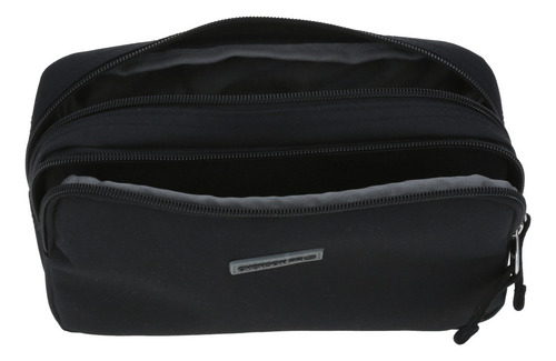 Cosmetiquera Chenson Pro Para Hombre Cp65579-3 Color Negro Diseño De La Tela Liso