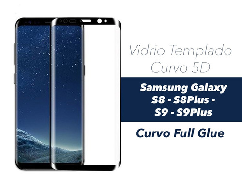 Imagen 6 de 10 de Vidrio Templado 3d Full Glue Samsung S9 - S9+ - S8 - S8+