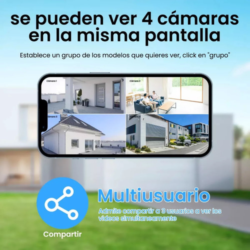 2 Camaras Ip Smart Wifi Infrarrojo Externo Y Interno Hd