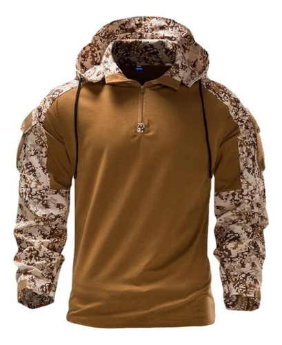 Camisa Militar Con Capucha Para Hombre, Sudadera Con Capucha
