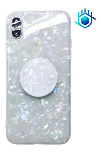 Case Marmol + Pop iPhone Galaxy Huawei Dama Hombre Mujer
